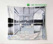 Miumiu Throw Blankets
